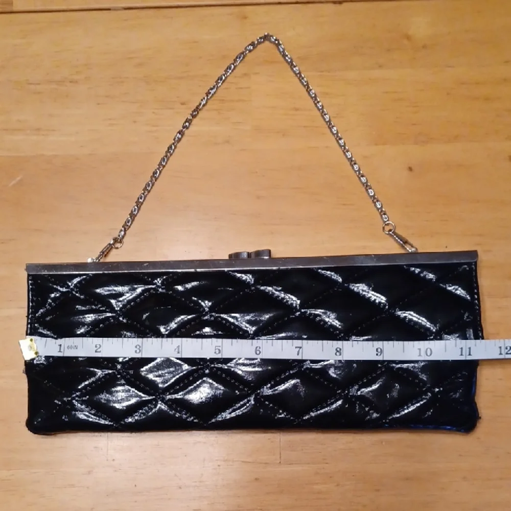 depeche mode Vinyl Black Quilted Clutch